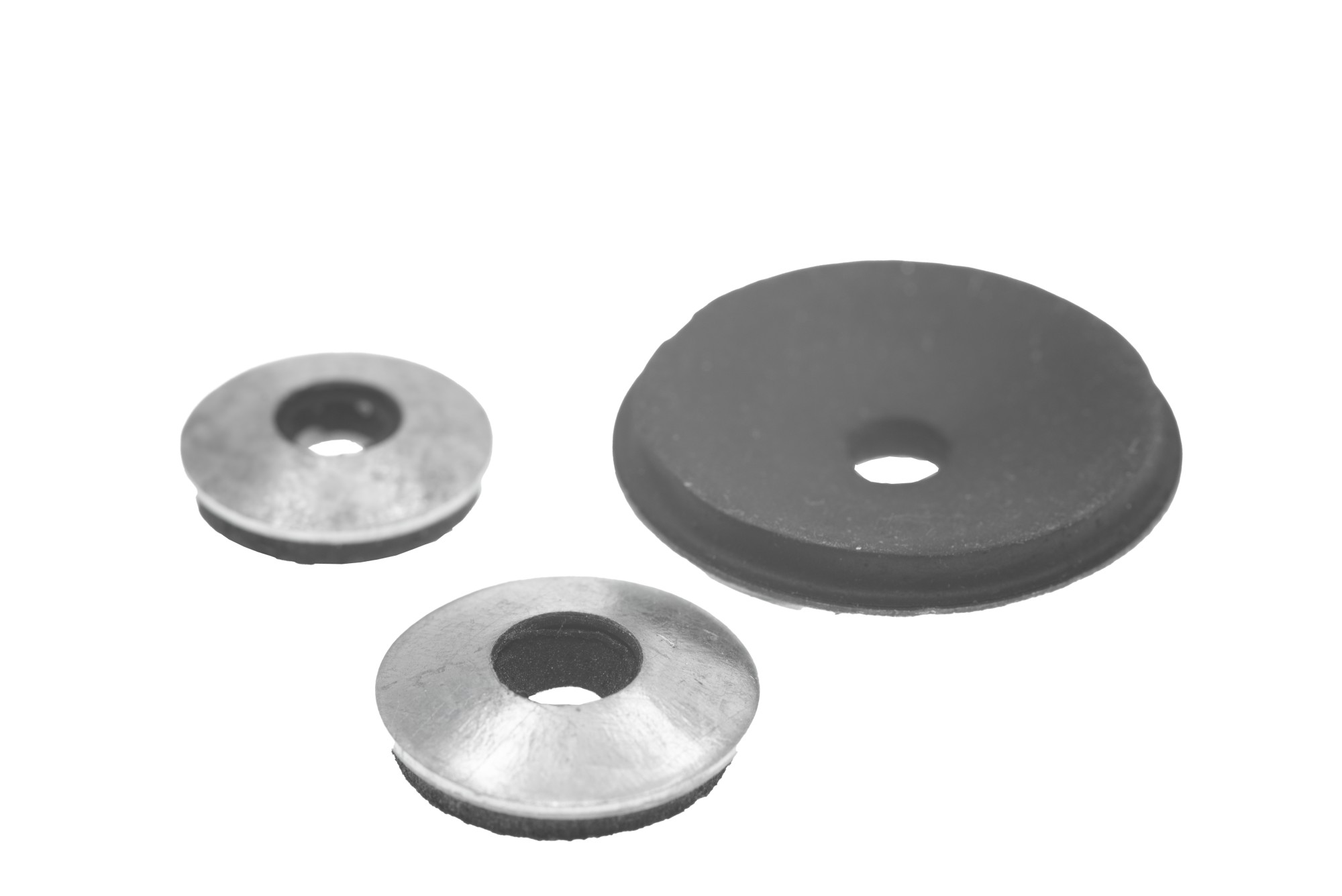 ARANDELA LOTU ACERO CINCADO CON CLOROPRENO